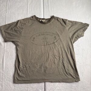 Y2K Carribean‎ Joe 2001 Green Short Sleeve Shirt Tropical Men's XXL *